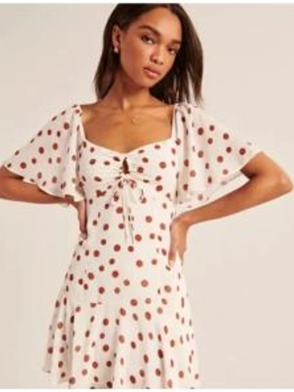 abercrombie & fitch polka dot dress